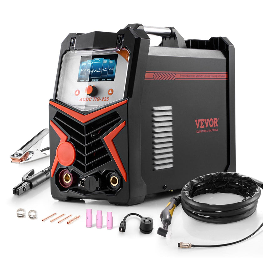 VEVOR TIG Welder 6-In-1 AC/DC Welding Machine Pulse Spot MMA Stick IGBT Inverter