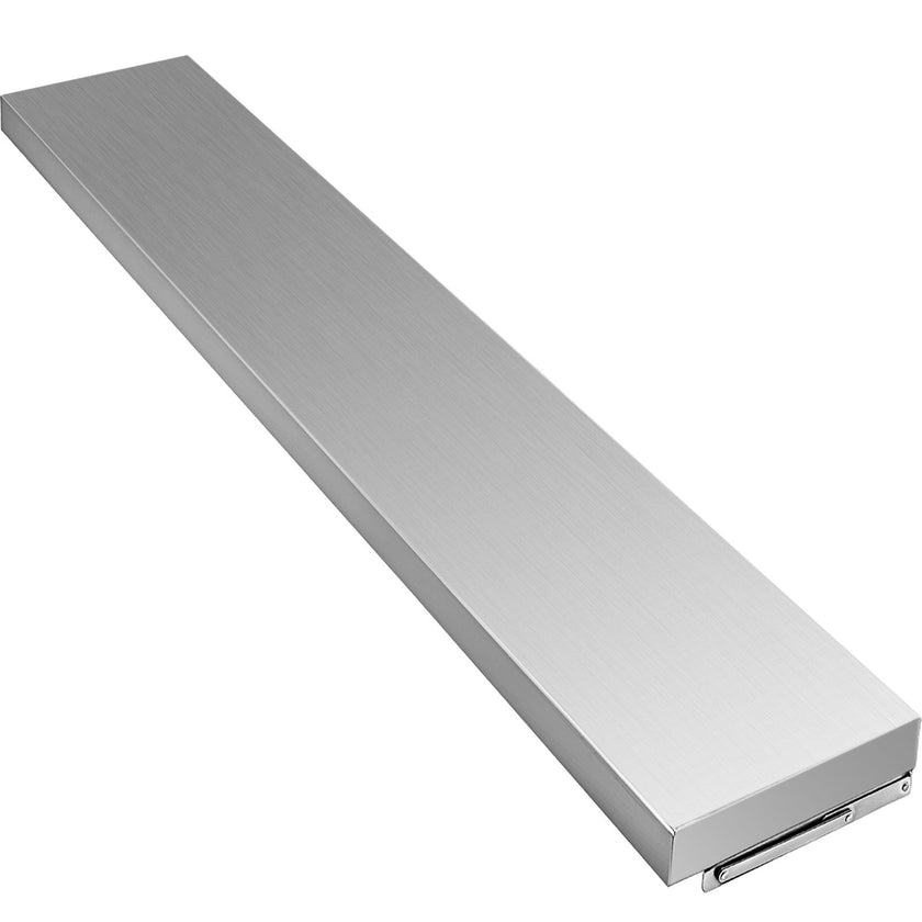 VEVOR 70.9x11.4x1.8 Inch Concession Window Shelf Stainless Steel Drop Down Folding Serving Food Wall Shelf Stand Serving for Concession Trailer Serving Window