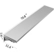 VEVOR 70.9x11.4x1.8 Inch Concession Window Shelf Stainless Steel Drop Down Folding Serving Food Wall Shelf Stand Serving for Concession Trailer Serving Window