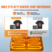 VEVOR Heat Press Machine 12 x 15 Inch 8 in 1 Heat Press Sublimation Machine 360° Rotation Swing Away 8 in 1 Shirt Printing Machine Dual-Tube Heating for DIY T-Shirts Cap & Mugs Red