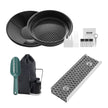 VEVOR Gold Panning Kit With Mini Sluice Box, 12