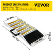 VEVOR Aluminum Alloy Sluice Box, Compact 24
