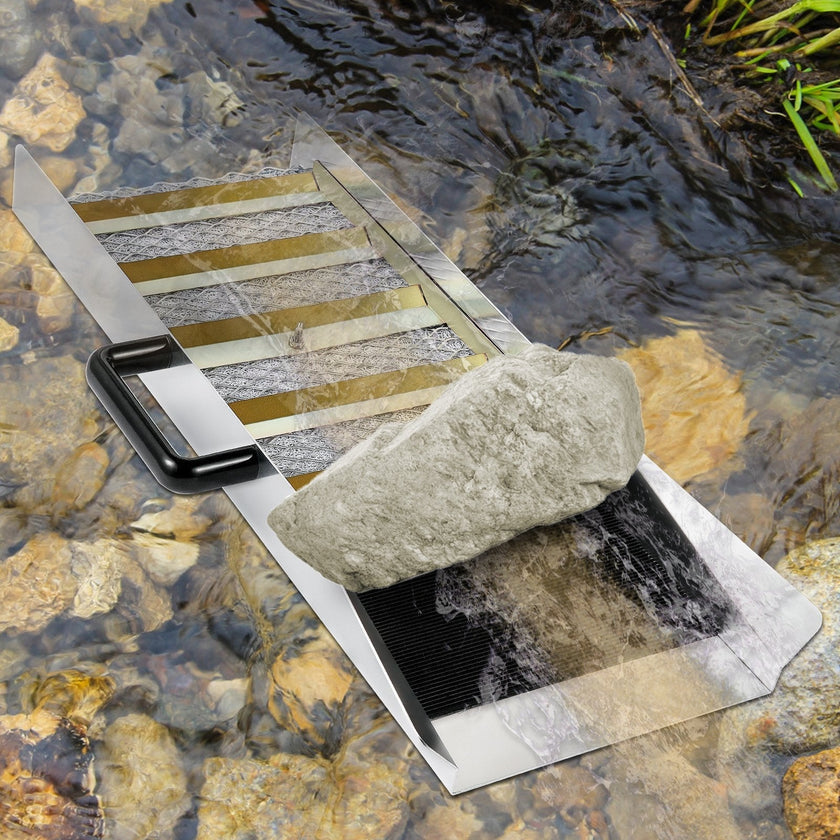 VEVOR Aluminum Alloy Sluice Box, Compact 24