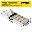 VEVOR Aluminum Alloy Sluice Box, Compact 30\