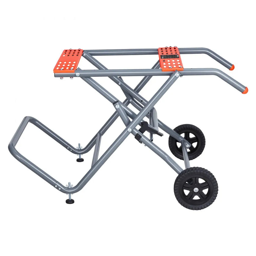 VEVOR Portable Table Saw Stand with Wheels 350lbs Load Capacity Rolling Foldable