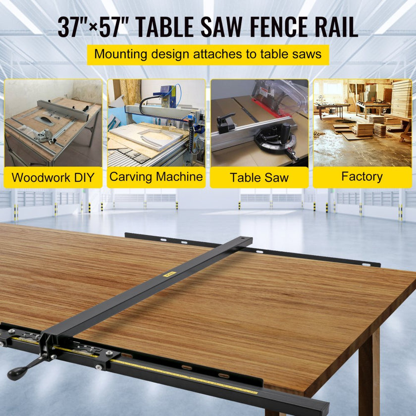VEVOR Table Saw Fence System, 37