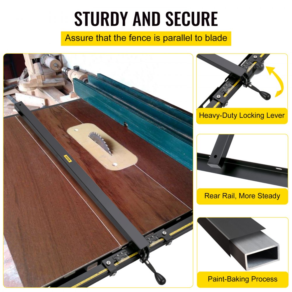 VEVOR Table Saw Fence System, 37