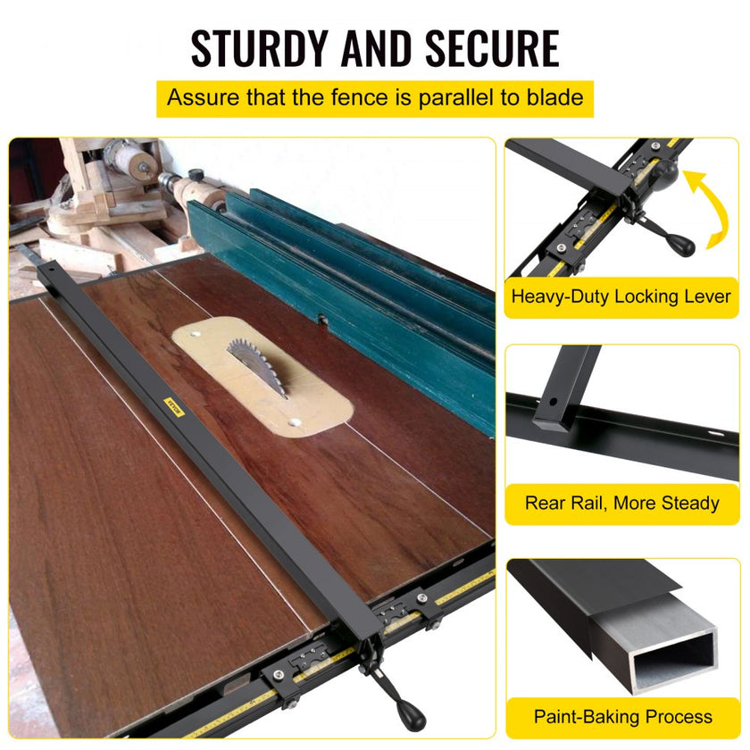 VEVOR Table Saw Fence System, 37