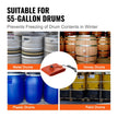 VEVOR 55 Gallon Metal Drum Heater 1200 Watt 10 inch Width, 86-302? Adjustable