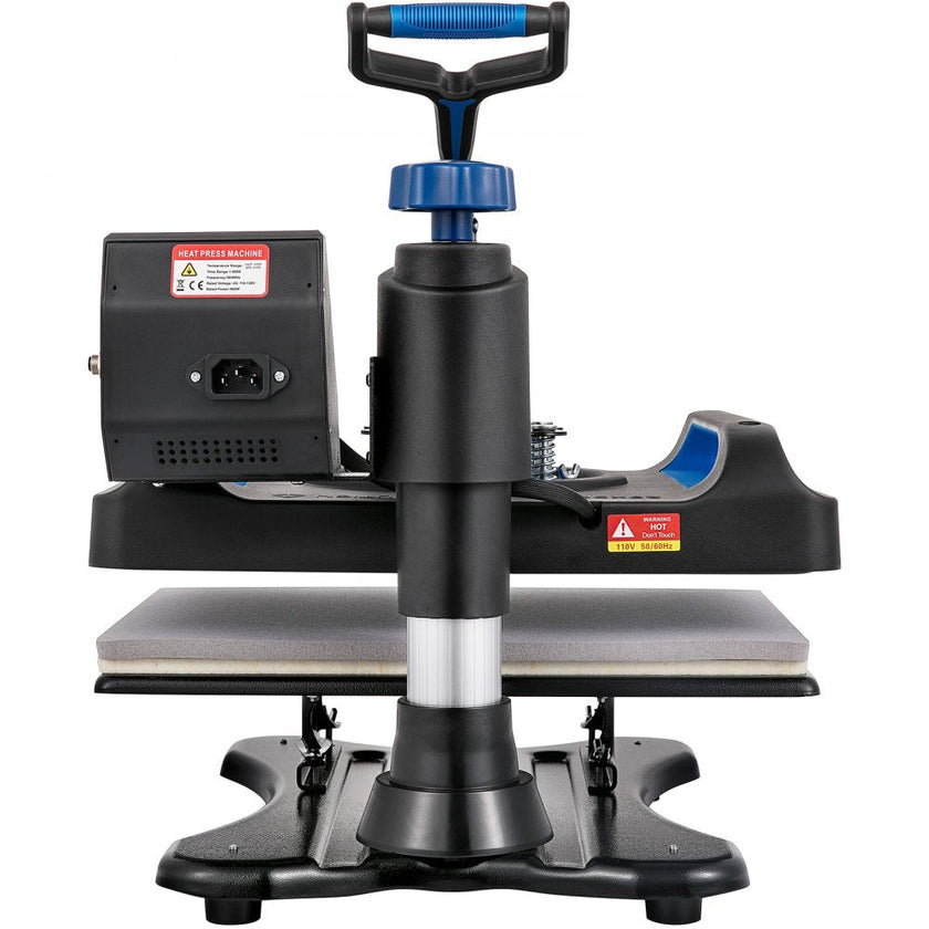 VEVOR Heat Press, 12 x 15inches 800W Heat Press Machine, Sublimation 5 in 1 Combo Sublimation Transfer, Dual Digital Heat Press Transfer, Vinyl Transfer Printer for T Shirts Mugs Caps Plates, Blue