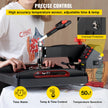 VEVOR Heat Press 15x15, Upgraded Heat Press Machine 5 in 1, Anti-Scald, Fast-Heating, Swing Away Digital Control Multifunction Heat Press for Sublimation Combo for T-Shirt Hat Cap Mug Plate, Red