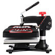 VEVOR Heat Press 15x15, Upgraded Heat Press Machine 5 in 1, Anti-Scald, Fast-Heating, Swing Away Digital Control Multifunction Heat Press for Sublimation Combo for T-Shirt Hat Cap Mug Plate, Red