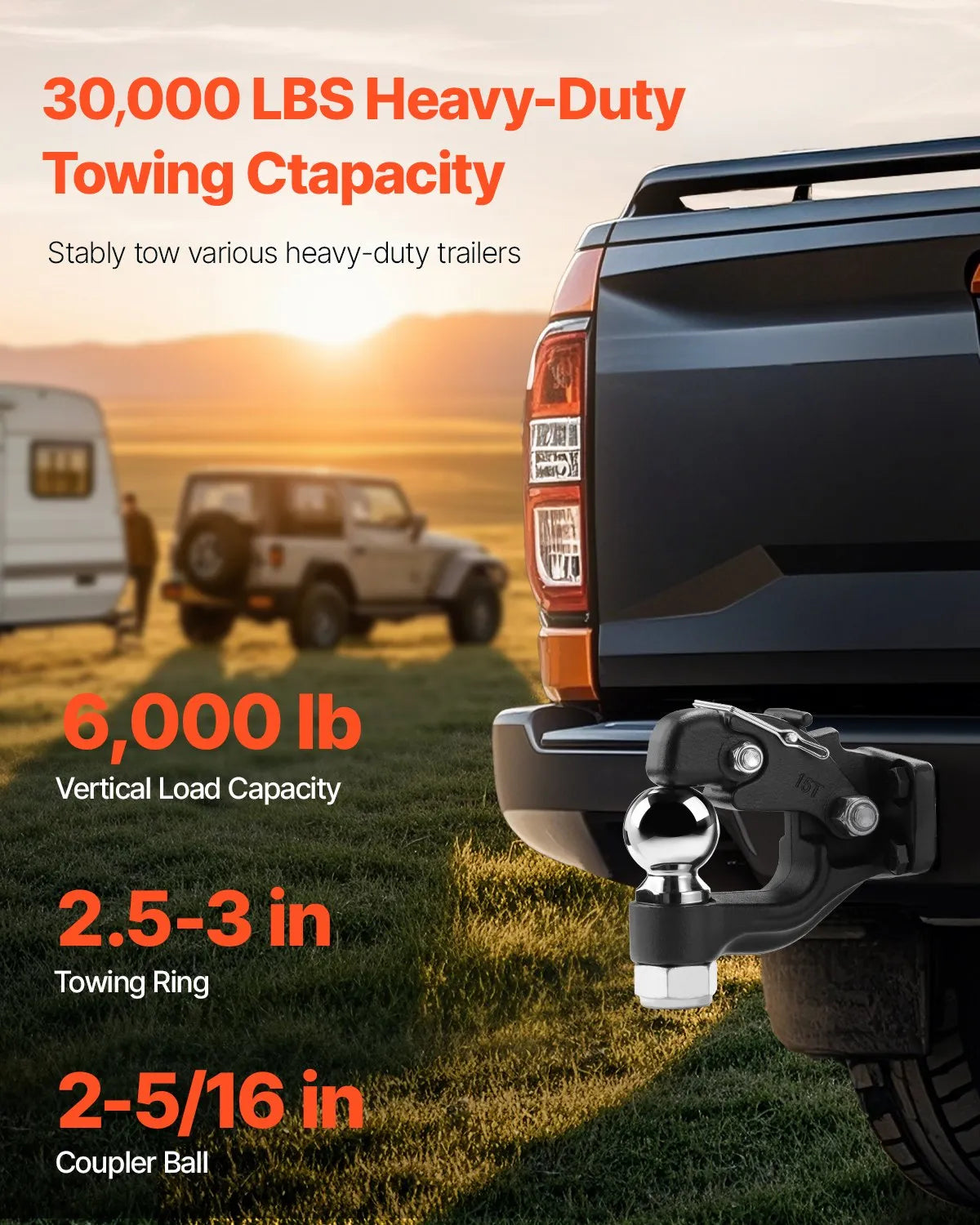 VEVOR Pintle Hitch 2-5/16