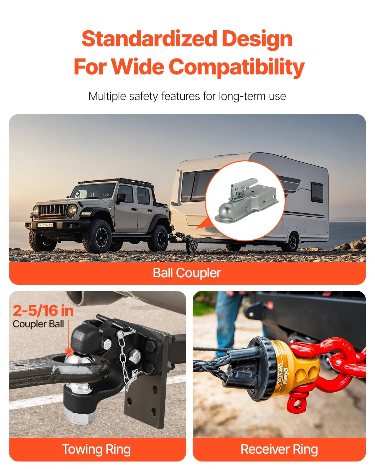 VEVOR Pintle Hitch 2-5/16