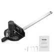 VEVOR Precision Miter Gauge, Standard Slot 3/4'' x 3/8'', Aluminum Alloy Table Saw Miter Gauge with 15 Angle Stops Adjustable Spring Loaded Plunger and Removable Disc, for Woodworking Tool Table Saw