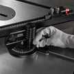 VEVOR Precision Miter Gauge, Standard Slot 3/4'' x 3/8'', Aluminum Alloy Table Saw Miter Gauge with 24 in Grating 15 Angle Stops Adjustable Spring Loaded Plunger and Removable Disc, for Woodworking