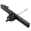 VEVOR Precision Miter Gauge, Standard Slot 3/4'' x 3/8'', Aluminum Alloy Table Saw Miter Gauge with 24 in Grating 15 Angle Stops Adjustable Spring Loaded Plunger and Removable Disc, for Woodworking