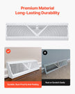 VEVOR Floor Registers 18-Inch 10-Pack Floor Vents for HVAC Baseboard Vents White