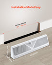 VEVOR Floor Registers 18-Inch 10-Pack Floor Vents for HVAC Baseboard Vents White