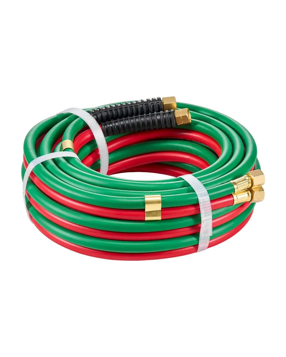 VEVOR Oxygen Acetylene Hose 1/4-Inch x 25FT Oxy Acetylene Hose 300PSI T Grade