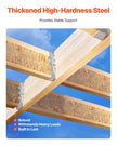 VEVOR Face-Mount Joist Hanger Inner Size 1.57x1.50x7.83 in / 40x38x199 mm 50 Pcs