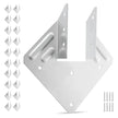 VEVOR Hurricane Ties for Rafters Inner Size 5.31x1.57x2.48 in/135x40x63 mm 25Pcs