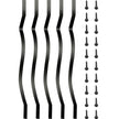VEVOR Deck Balusters, 26 Pack Metal Deck Spindles, 32.25\