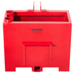 VEVOR Ballast Box 3 Point Category 1 Tractor Quick Tach Hitch Counterweight Red