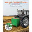 Vevor Tractor Ballast Box – 800 lb Capacity | Category 1 | Sliding Door | Heavy-Duty Steel