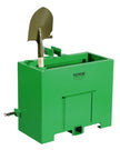 VEVOR Ballast Box 3 Point Category 1 Tractor Easy Tach Hitch Counterweight Green