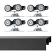 VEVOR Bypass Door Hardware 4ft Bypass Closet Door Track Kit for 2 Door System