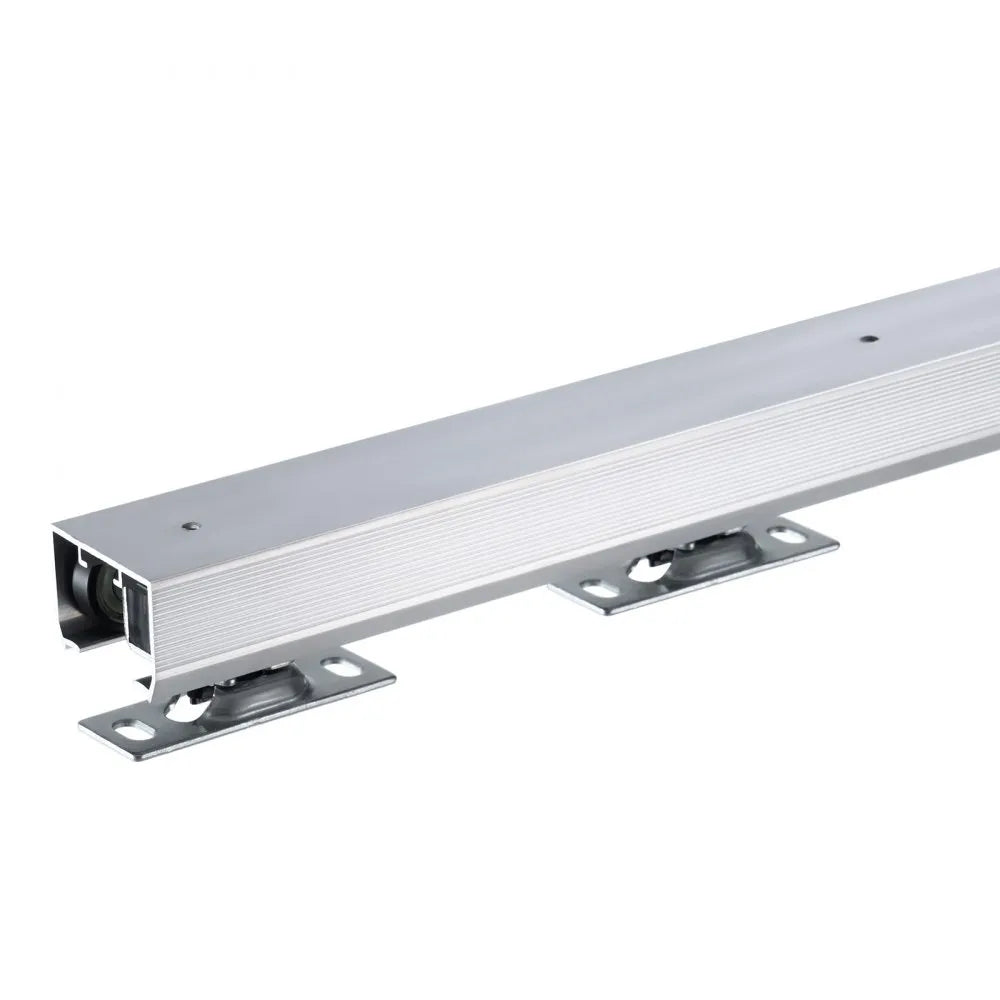 VEVOR Pocket Door Track Kit 6 ft Heavy Duty Pocket Door Hardware Kit 3 Wheels