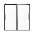 VEVOR Frameless Sliding Bathtub Door 56-60 in.W x 60 in.H Frameless Shower Door