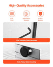 VEVOR Bathtub Shower Door 50-60 in. W x 60 in. H Semi-Frameless Bypass Tub Door