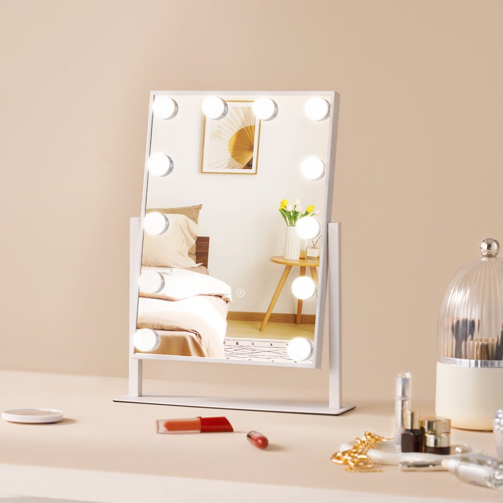 VEVOR Hollywood Vanity Makeup Mirror With Lights 5X Magnification 16.1x11.8 in