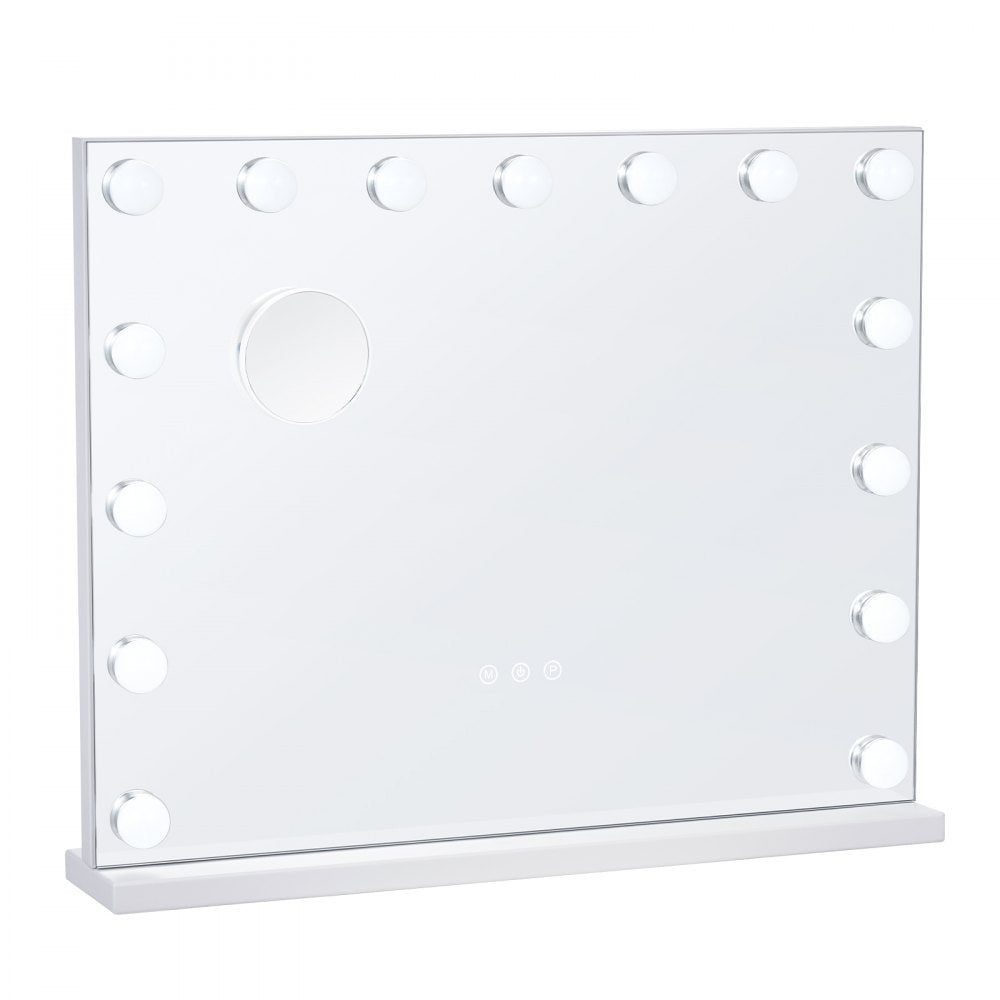 VEVOR Hollywood Vanity Mirror With Lights w/ USB Desktop Wall-mount 22.8x18.1 in