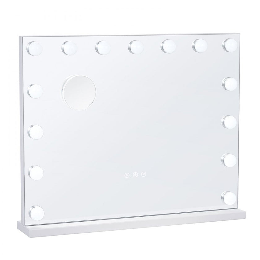 VEVOR Hollywood Vanity Mirror With Lights w/ USB Desktop Wall-mount 22.8x18.1 in