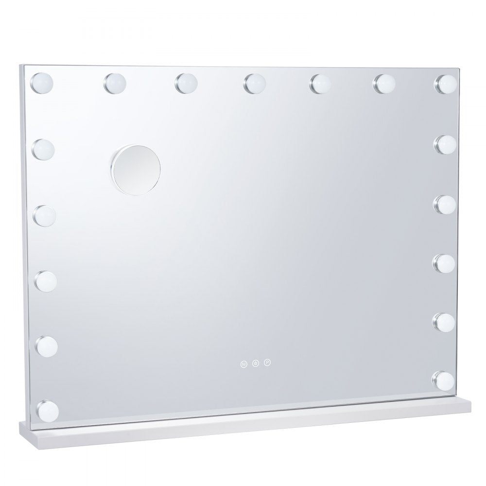 VEVOR Hollywood Vanity Mirror With Lights w/ USB Type C Desktop Wallmount 23.6in