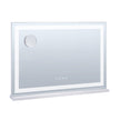 VEVOR Lighted Makeup Mirror 3 Color w/ Bluetooth USB Desktop Wall-mount 21.7in
