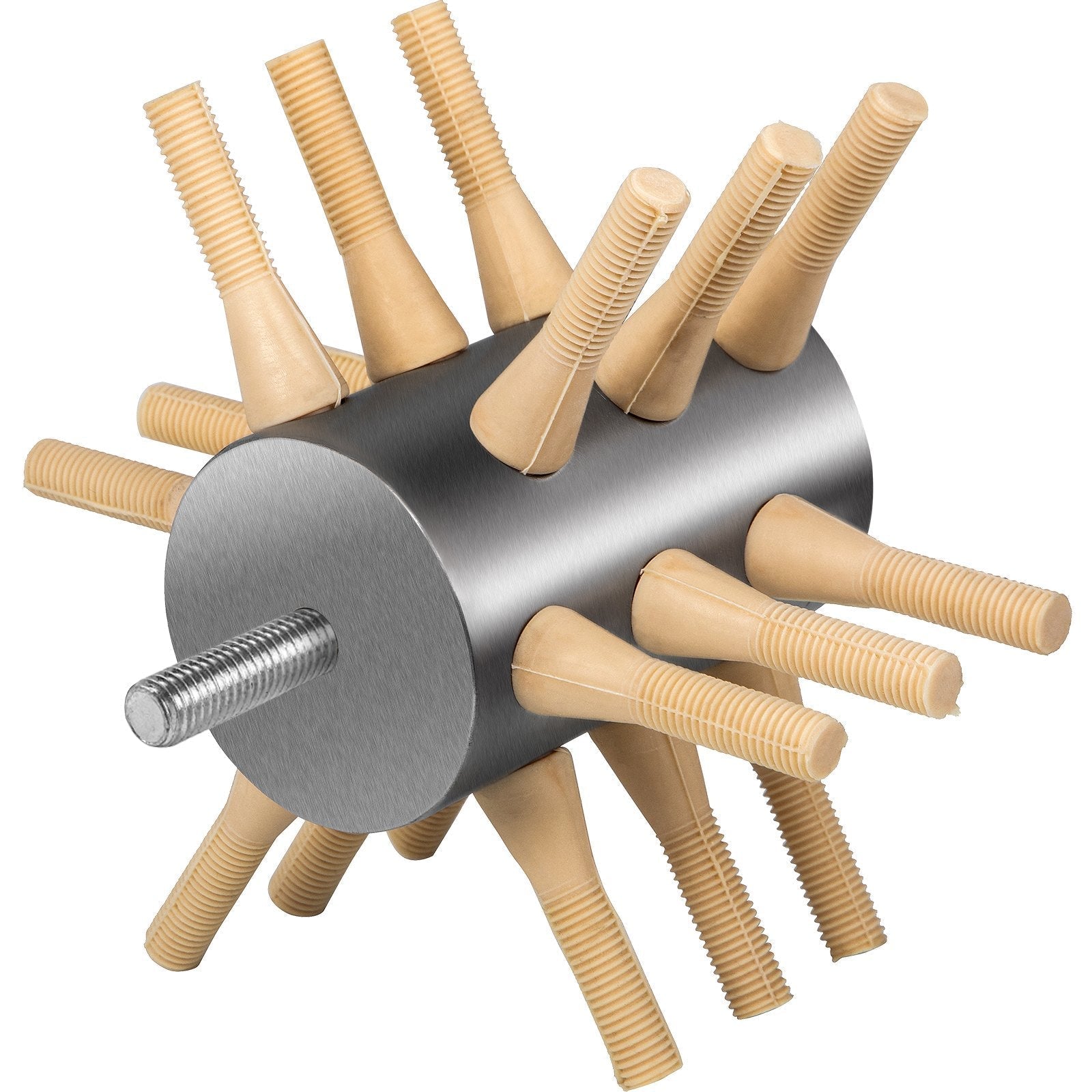 VEVOR Chicken Plucker Drill Attachment, Stainless Steel Drill Chicken Plucker, 18 Fingers Chicken Feather Plucker Machine, 0.4 Inches Shank Poultry Defeathering Machine For Small Chicken Quail Pigeon