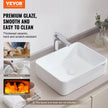 VEVOR Modern Ceramic Vessel Sink 19