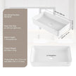 VEVOR Modern Ceramic Vessel Sink 24