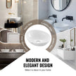 VEVOR Modern Ceramic Vessel Sink 16
