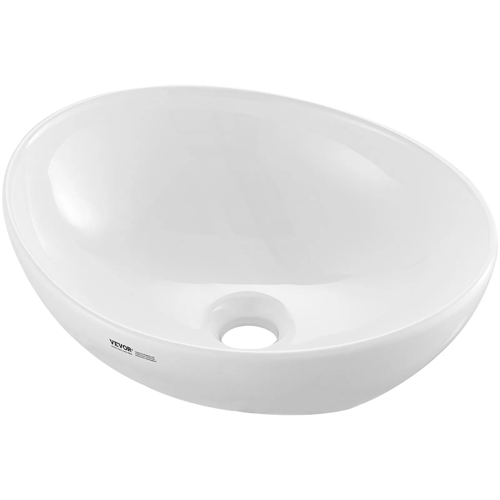 VEVOR Modern Ceramic Vessel Sink 16