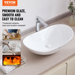 VEVOR Modern Ceramic Vessel Sink 23.3