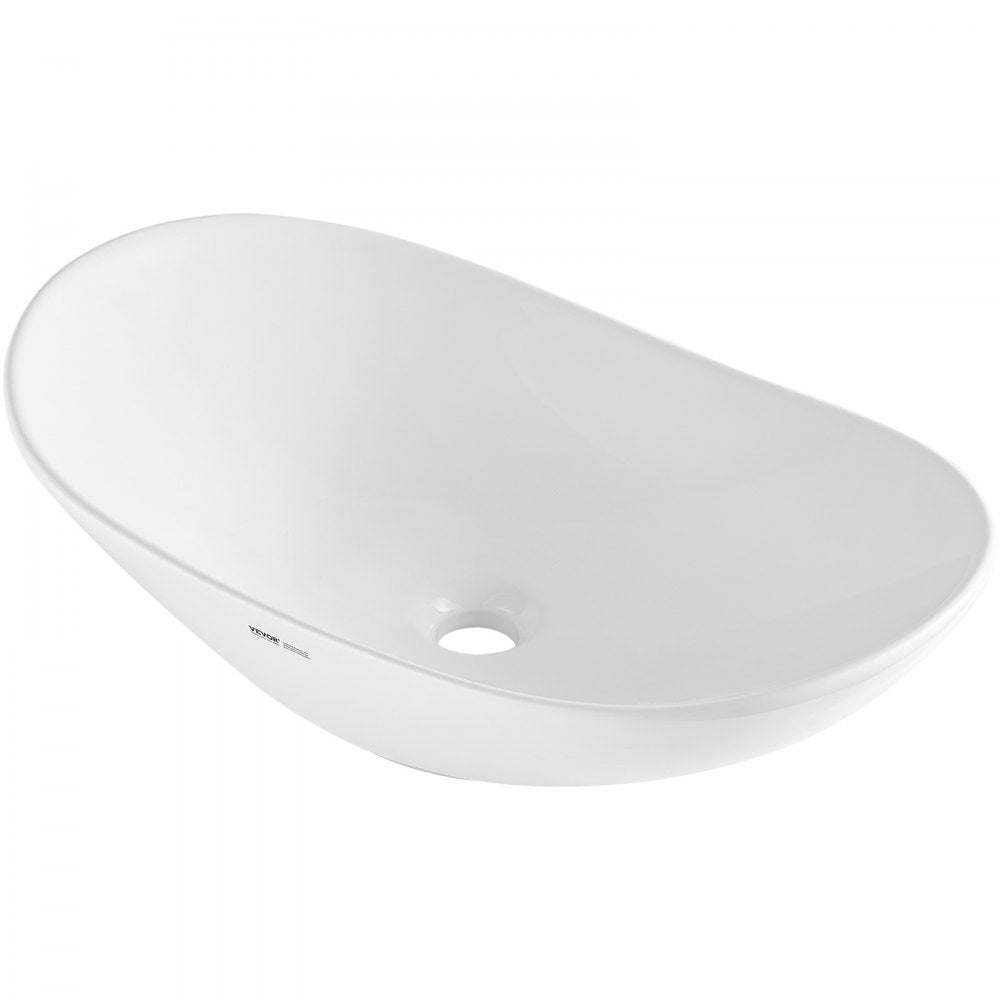 VEVOR Modern Ceramic Vessel Sink 23.3