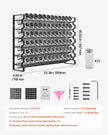 VEVOR Spice Rack Organizer for Cabinet Kitchen Seasoning Organizer  23x16 in