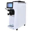 VEVOR Commercial Ice Cream Machine, 10.6 QT/H Yield, 1000W Single Flavor Countertop Soft Serve Ice Cream Maker, 4L Hopper 1.6L Cylinder, Touch Screen Auto Clean Pre-cooling, for Restaurant Snack Bar