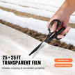 VEVOR Greenhouse Plastic Sheeting 25 x 25 ft, 6 Mil Thickness Clear Greenhouse Film, Polyethylene Film 4 Year UV Resistant, for Gardening, Farming, Agriculture, Garden