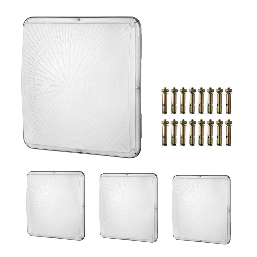 VEVOR 4 PCS LED Canopy Light 150W 16500LM 5000K Daylight Outdoor Canopy Lighting